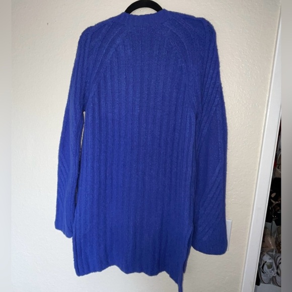 Moth by Anthropologie Oversized Purple/Blue Long Sleeve Cozy Cardigan SIZE XS - Picture 7 of 10